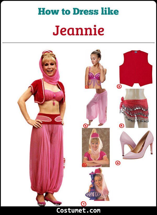 Jeannie Costume for Cosplay & Halloween