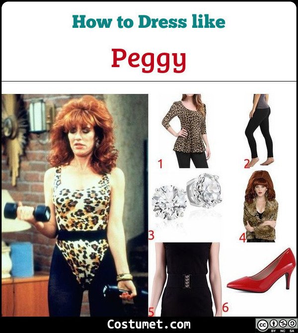 Peggy Married With Children Costume for Cosplay & Halloween