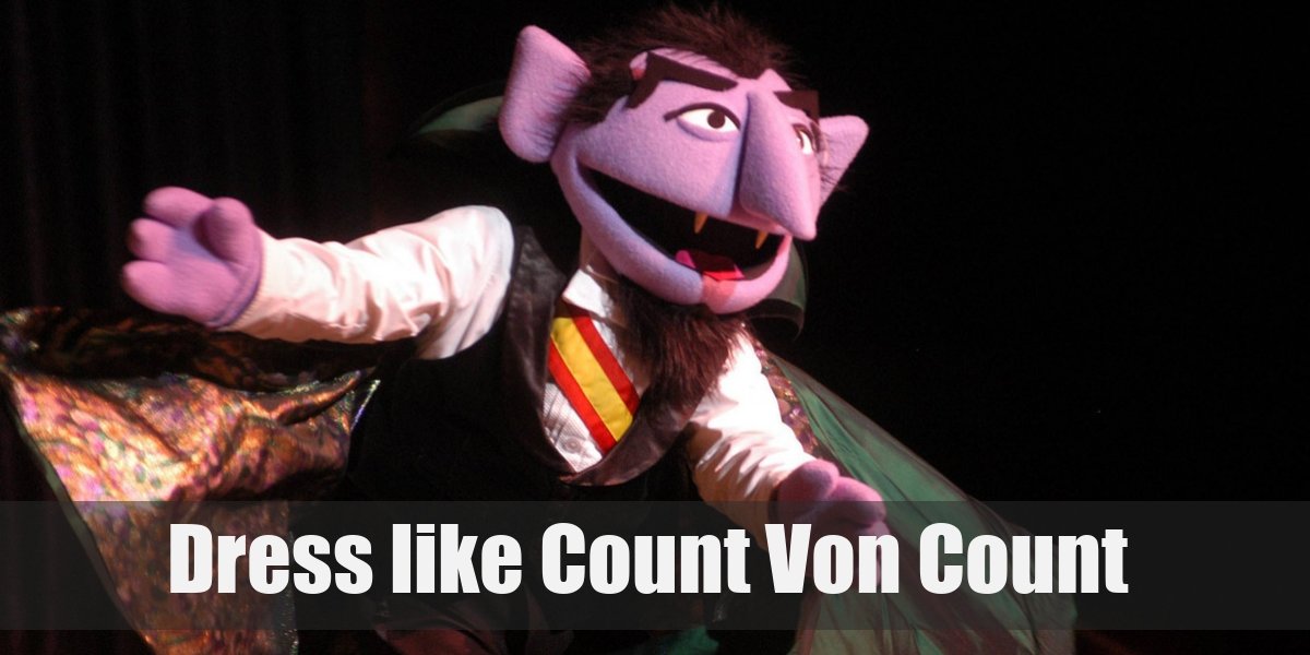 Count von Count (Sesame Street) Costume