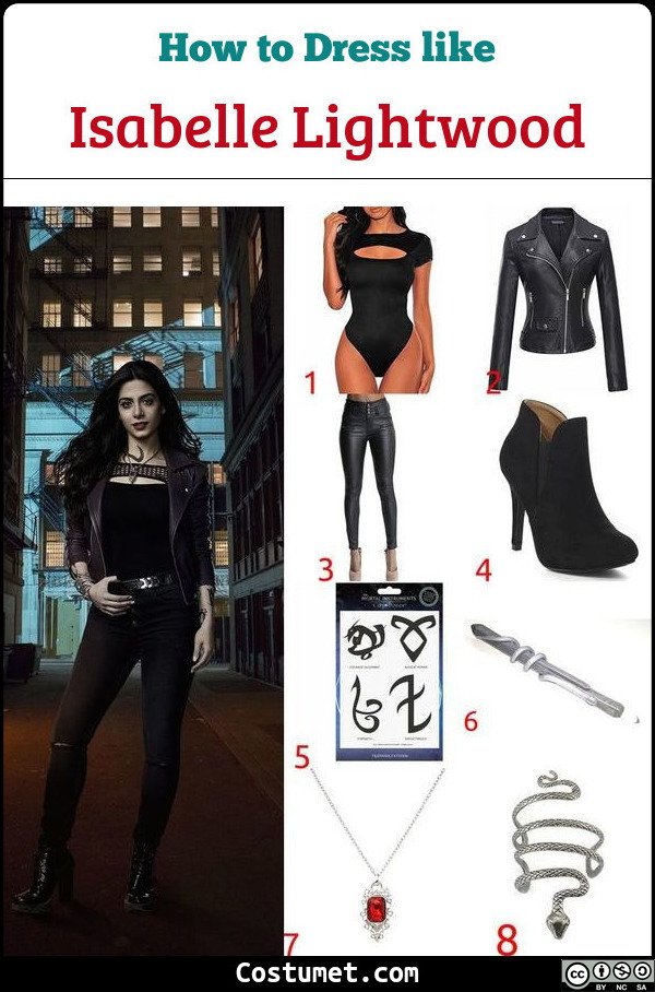 Isabelle Shadowhunters Costume for Cosplay & Halloween