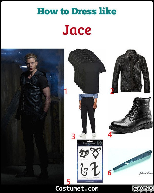 Jace Shadowhunters Costume for Cosplay & Halloween