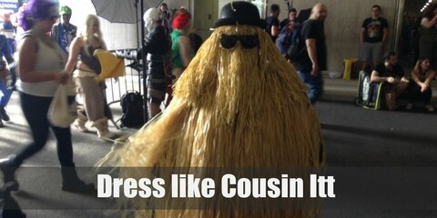 Cousin Itt (Addams Family) Costume